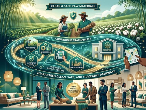 Securing Eco-Elegance: How Phu Minh Guarantees Clean, Safe, and Traceable Supply Chains for Global Home Decor Buyers